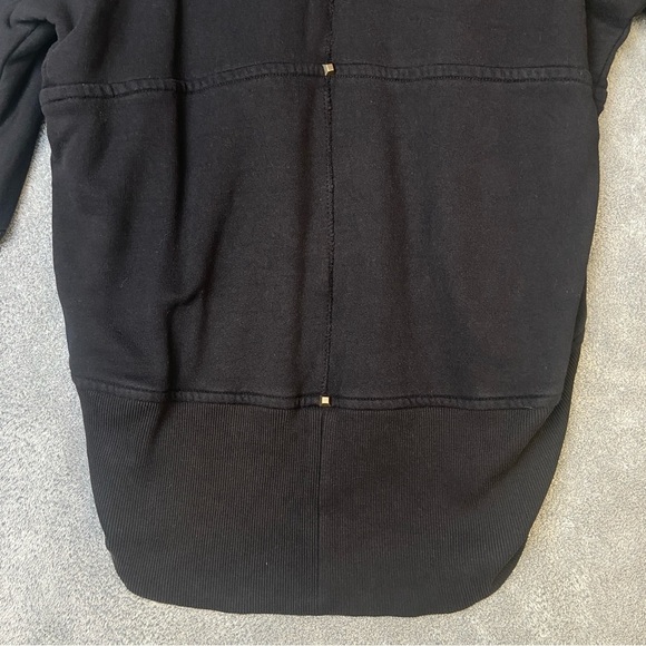 Aritzia Wilfred Diderot Slouchy Cocoon Sweater Cardigan Grey Cotton Modal XXS - Picture 10 of 15